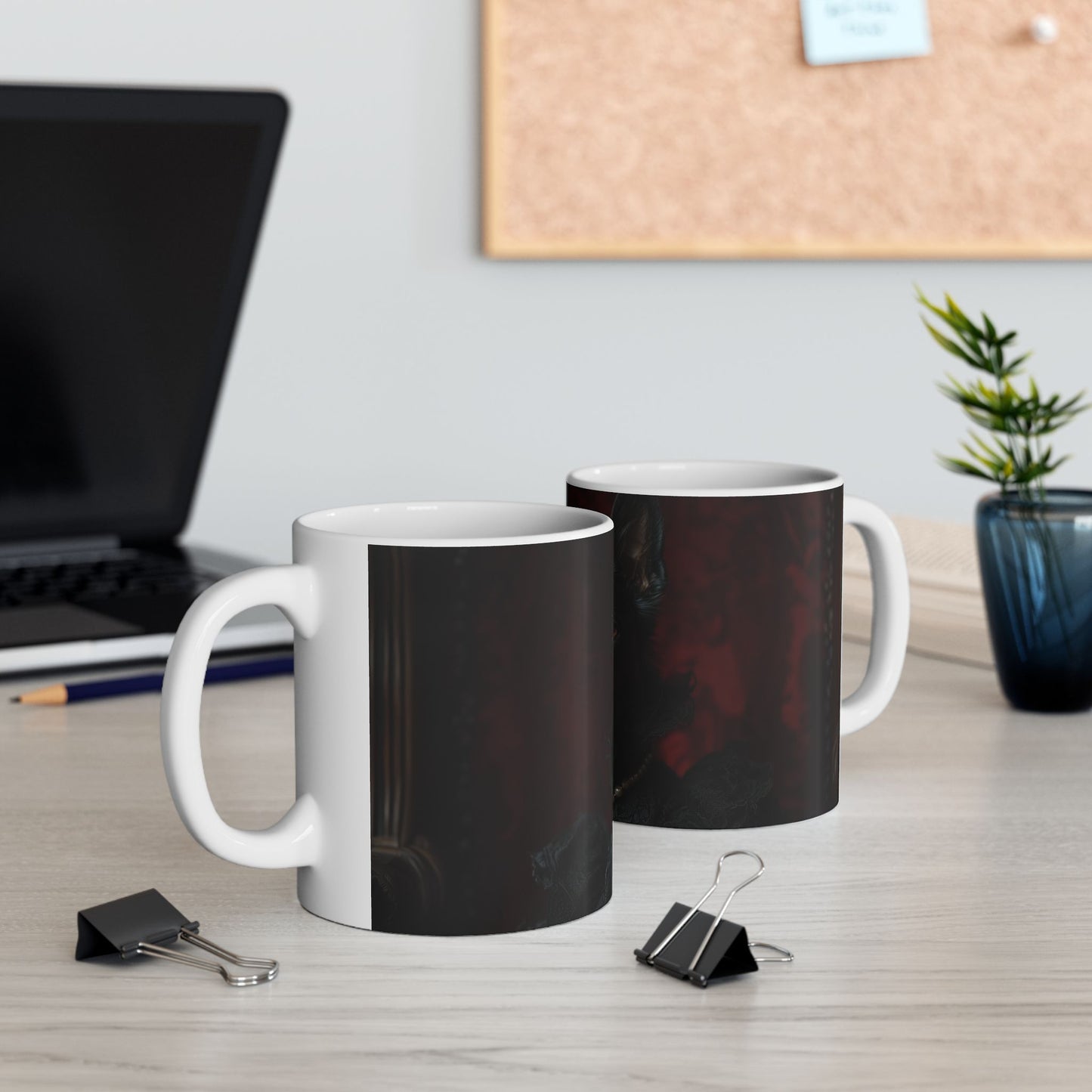Belgian Sheepdog Mug – Mysterious Gothic Countess Dog Cup - Pikipa