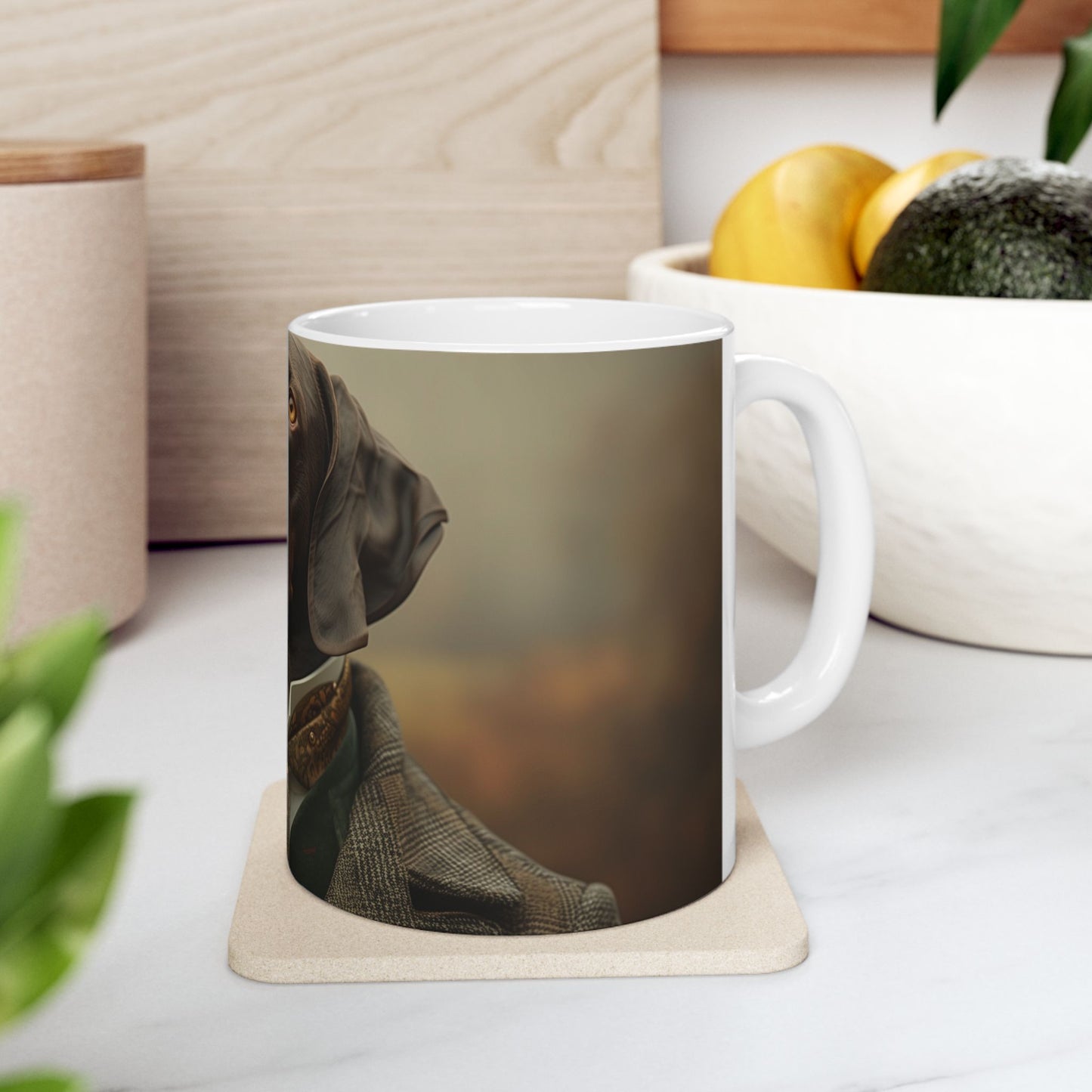 English Pointer Mug – Sophisticated Country Gentleman Dog Cup - Pikipa