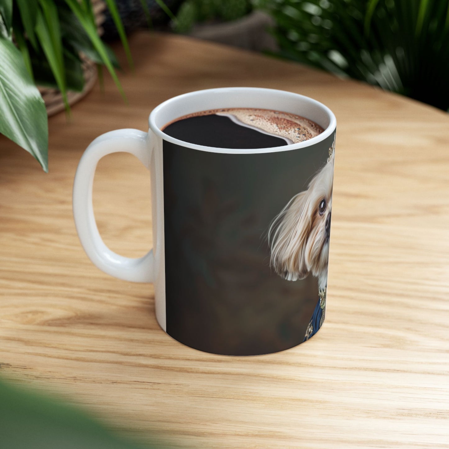 Lhasa Apso Coffee Mug – Stylish and Majestic Dog Art Cup - Pikipa