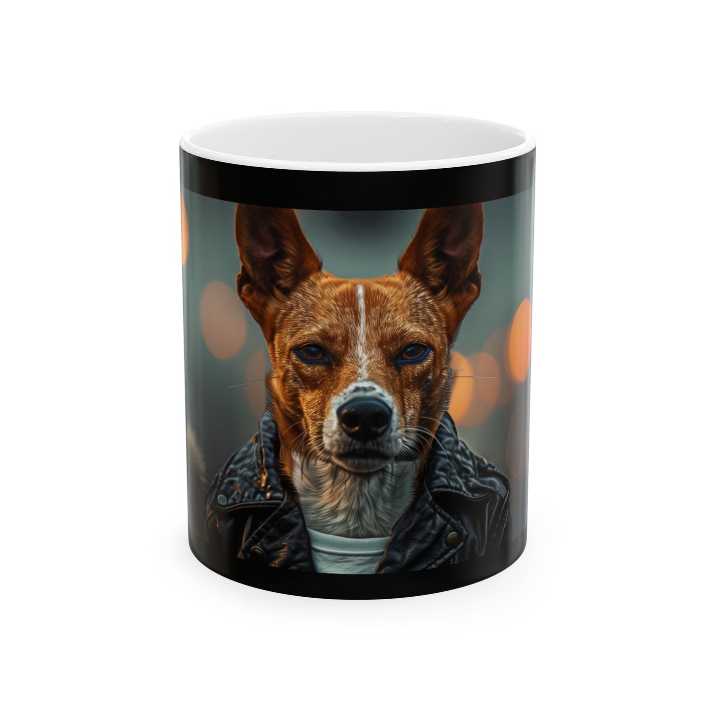 Basenji Rebel Mug – Trendy Gift for Dog Lovers & Coffee Enthusiasts - Pikipa