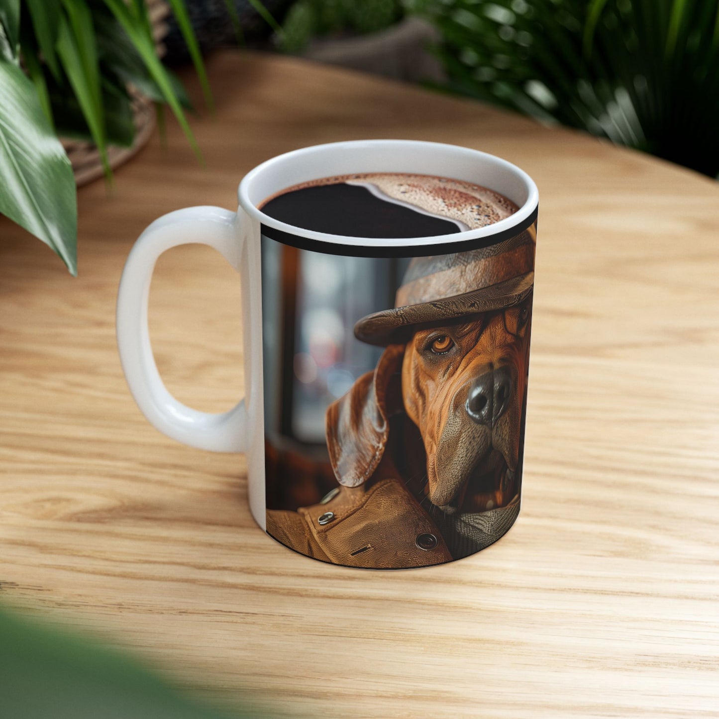 Bloodhound Detective Mug – Mystery Solvers & Dog Lovers Gift - Pikipa