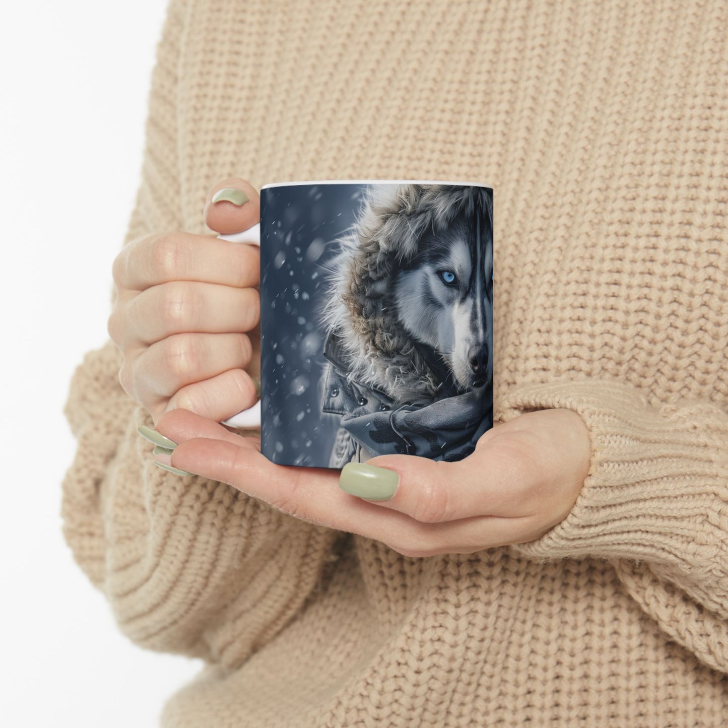Alaskan Malamute Mug – Adventure-Ready Dog Gift - Pikipa