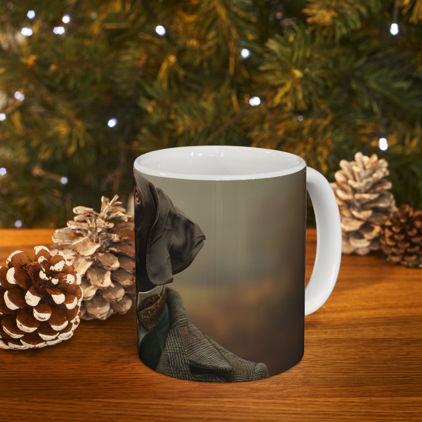 English Pointer Mug – Sophisticated Country Gentleman Dog Cup - Pikipa