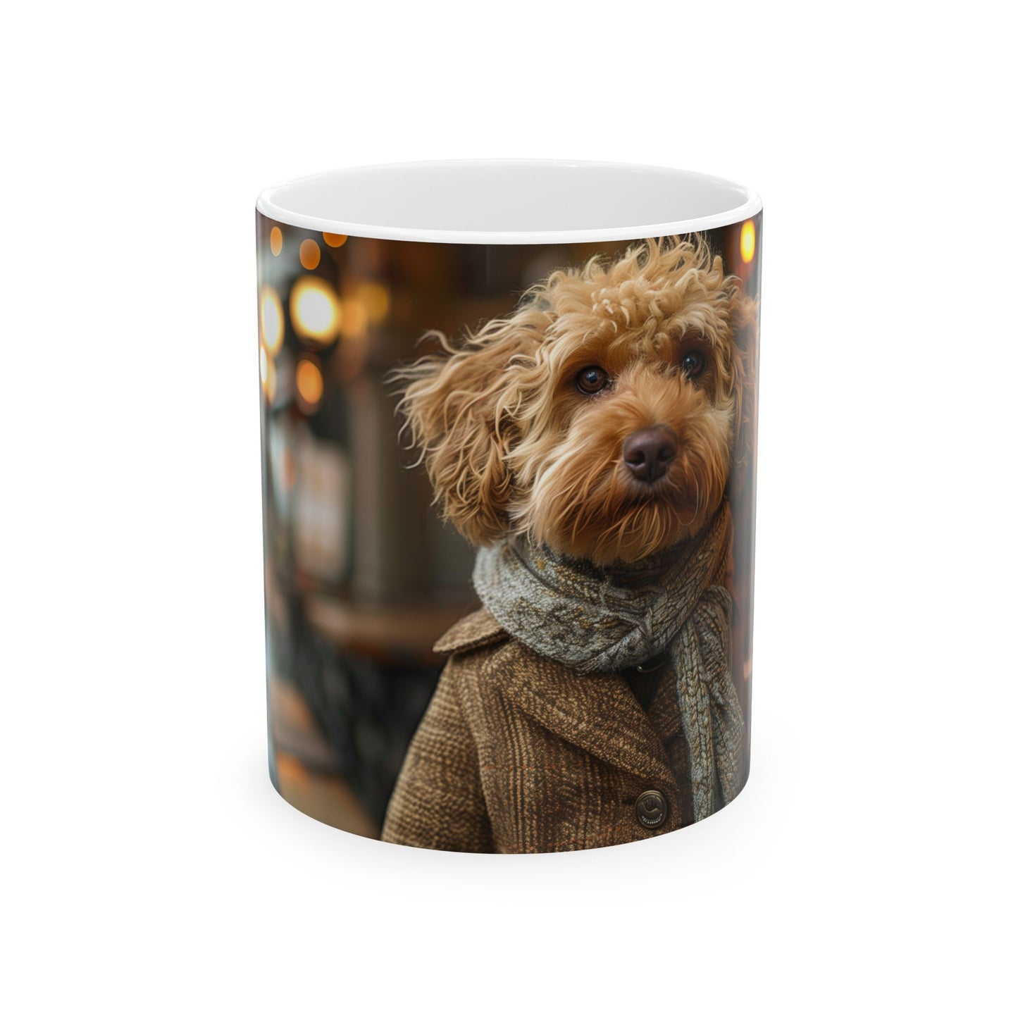 Labradoodle Trendsetter Mug – Modern Fashion Dog Coffee Cup - Pikipa