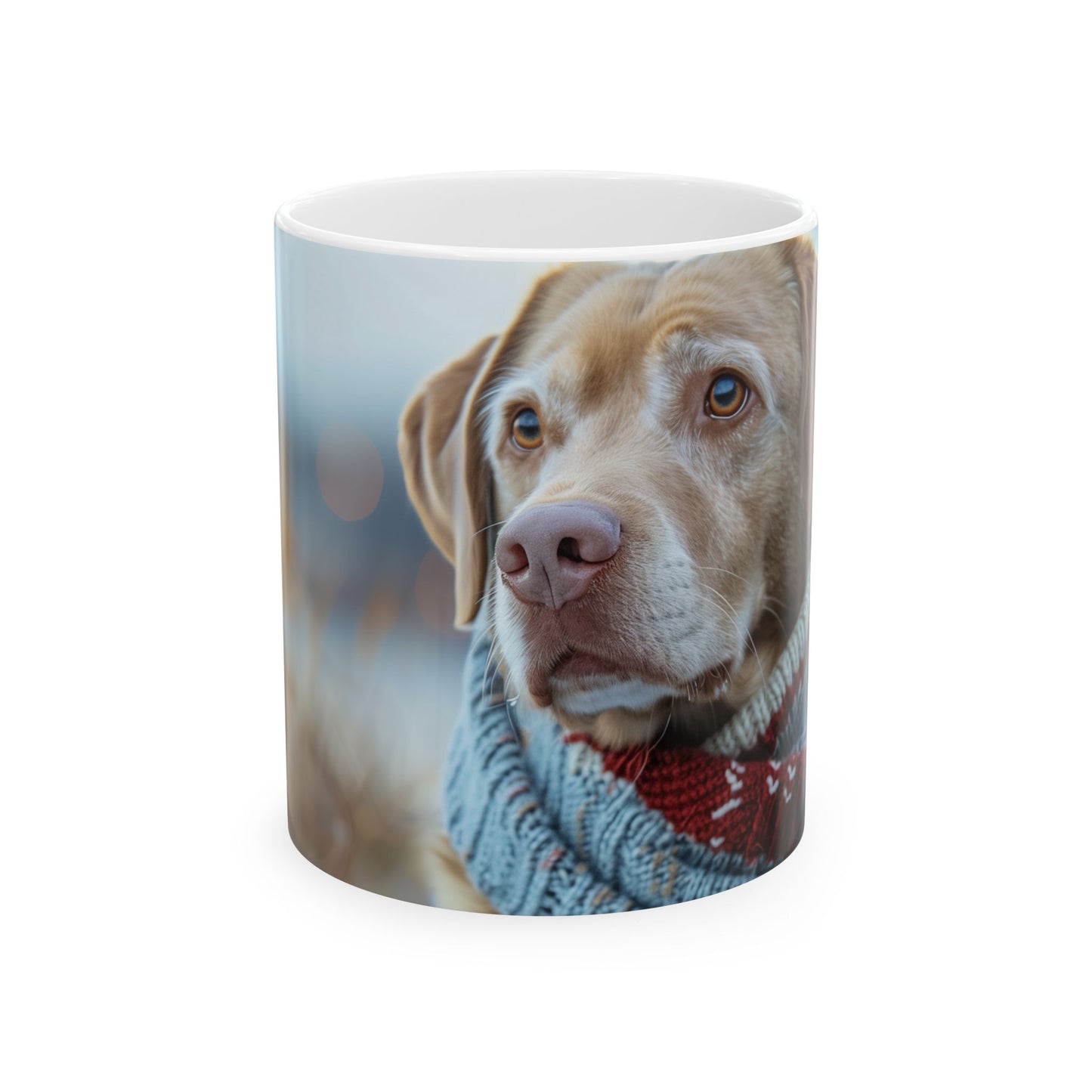 "Chesapeake Bay Retriever Nautical Sweater Mug – Unique Dog Coffee Cup - Pikipa