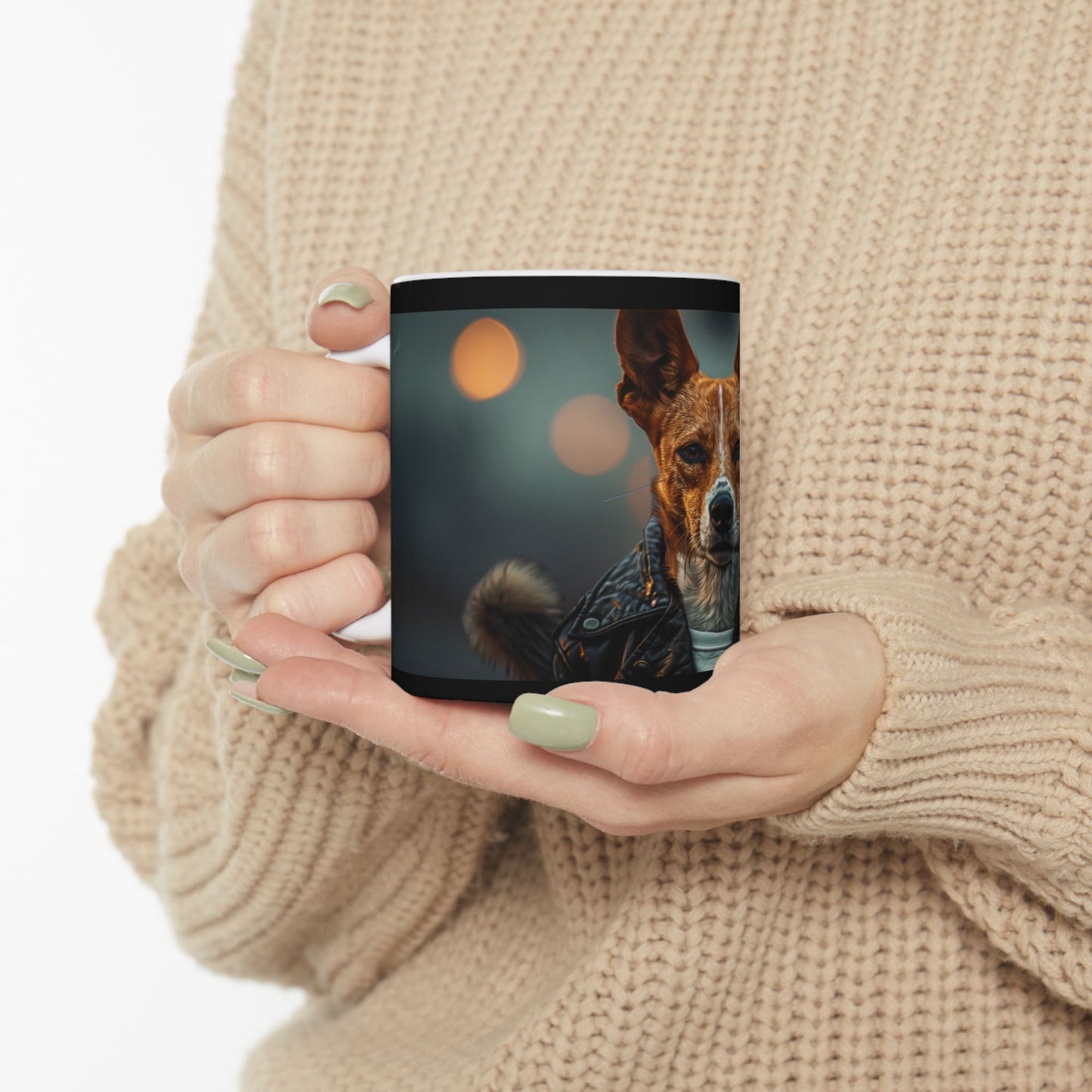 Basenji Rebel Mug – Trendy Gift for Dog Lovers & Coffee Enthusiasts - Pikipa