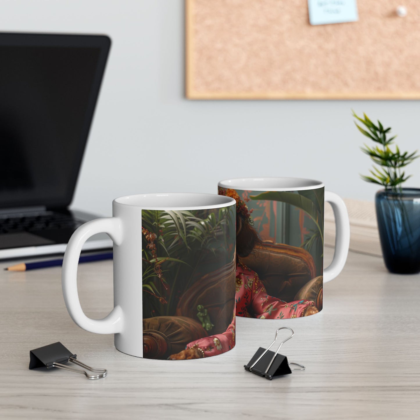 Longhaired Dachshund Mug – Bohemian Queen Dog Coffee Cup - Pikipa