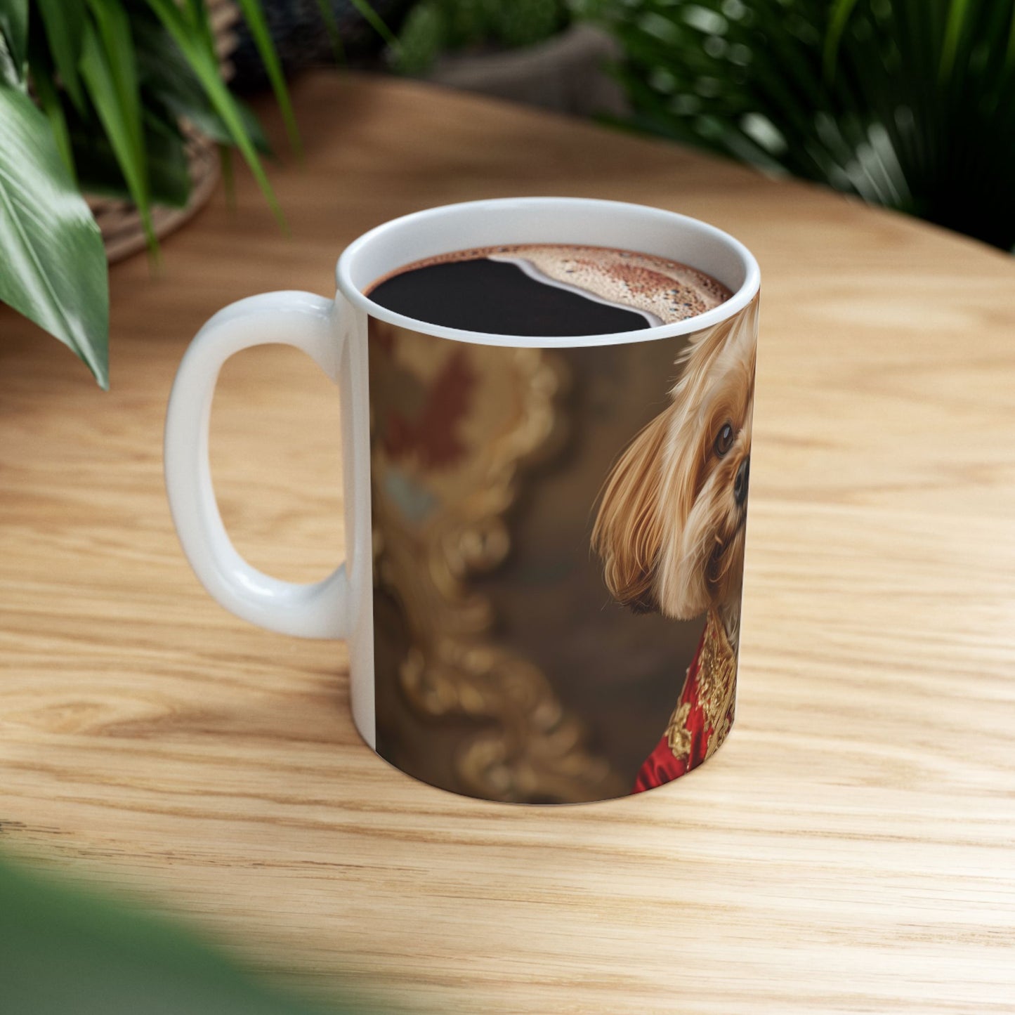 Lhasa Apso Mug – Tibetan Royalty Dog Coffee Cup - Pikipa