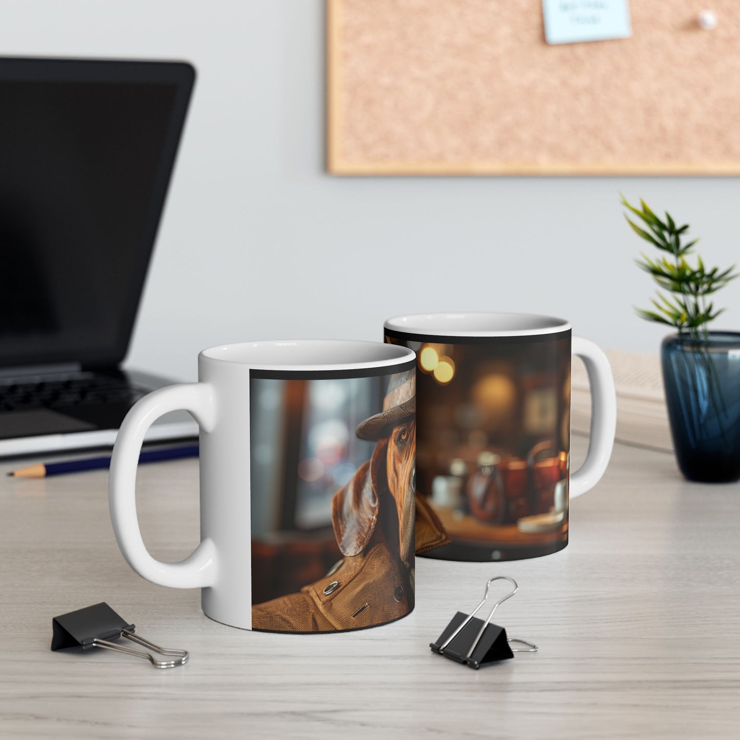Bloodhound Detective Mug – Mystery Solvers & Dog Lovers Gift - Pikipa