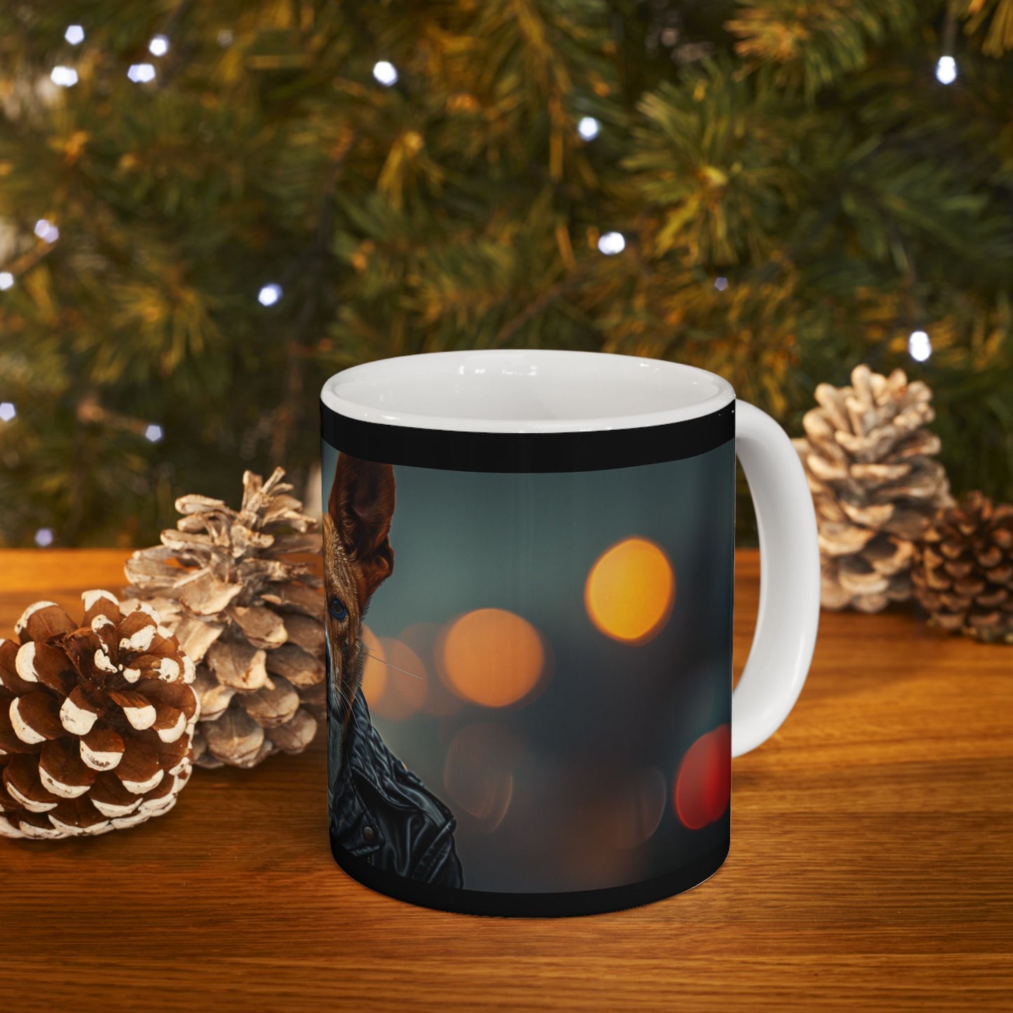 Basenji Rebel Mug – Trendy Gift for Dog Lovers & Coffee Enthusiasts - Pikipa
