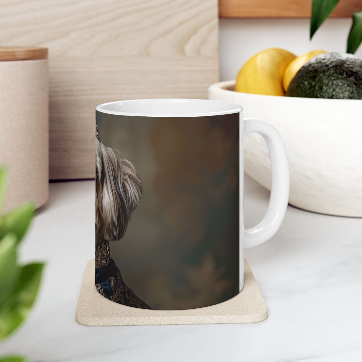 Lhasa Apso Coffee Mug – Stylish and Majestic Dog Art Cup - Pikipa