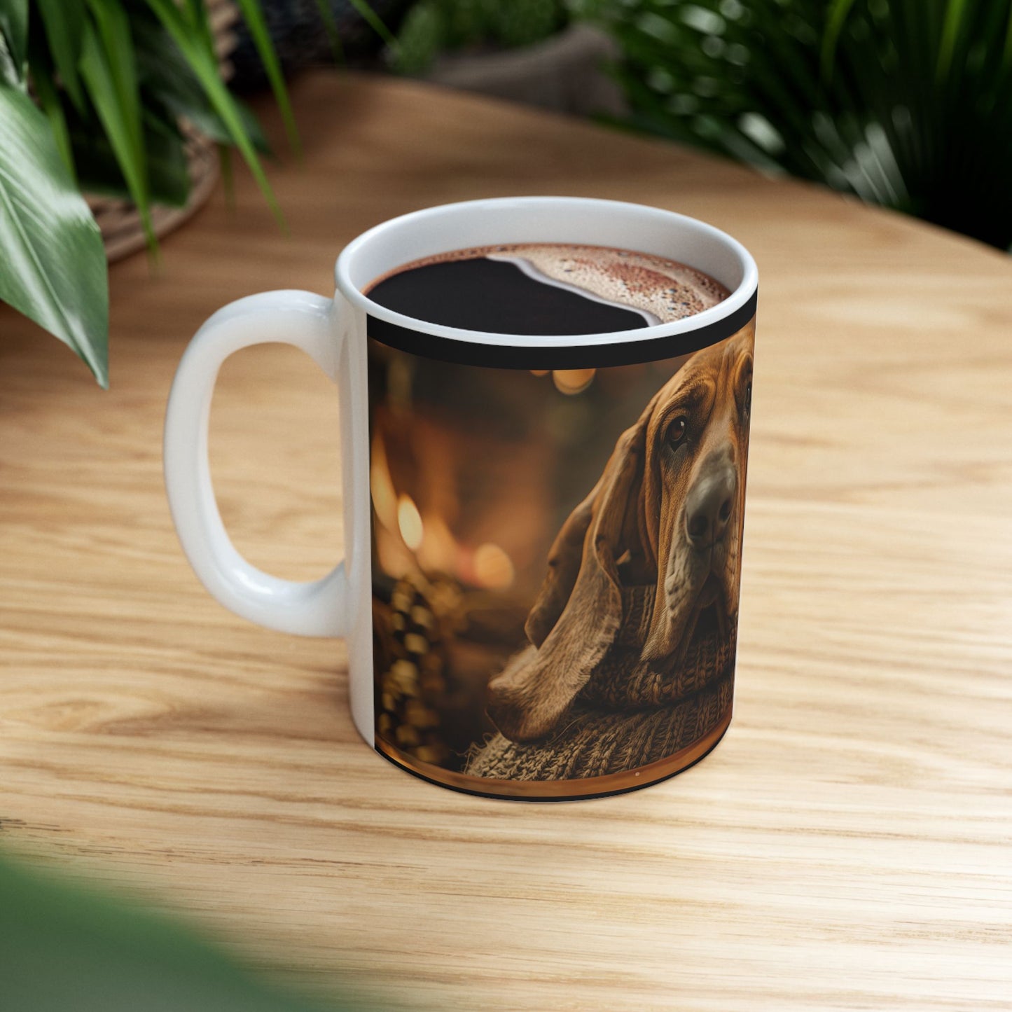 Bloodhound Mug – Fall-Inspired Gift for Dog Lovers - Pikipa