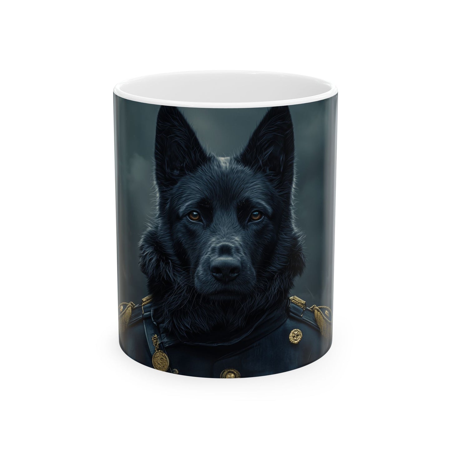 Belgian Sheepdog Mug – Fearless Military Commander Dog Cup - Pikipa