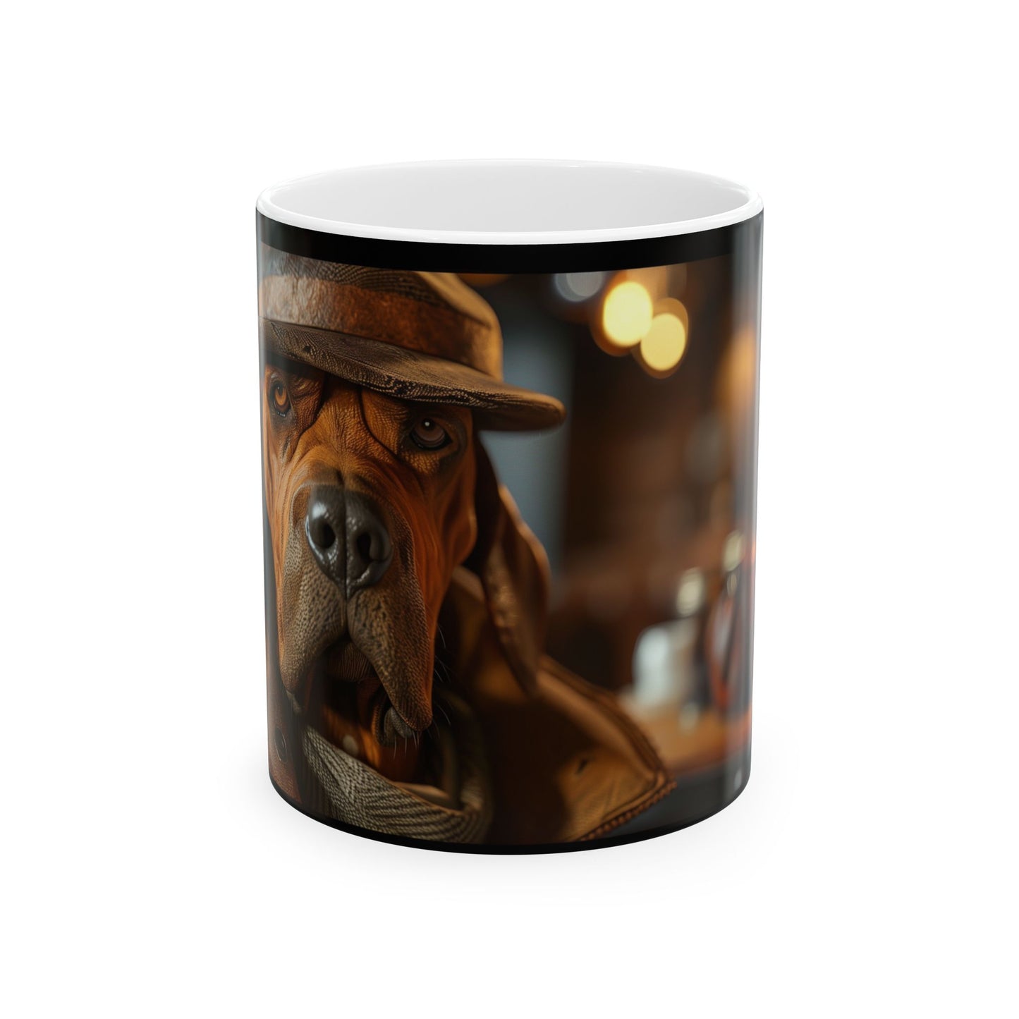Bloodhound Detective Mug – Mystery Solvers & Dog Lovers Gift - Pikipa
