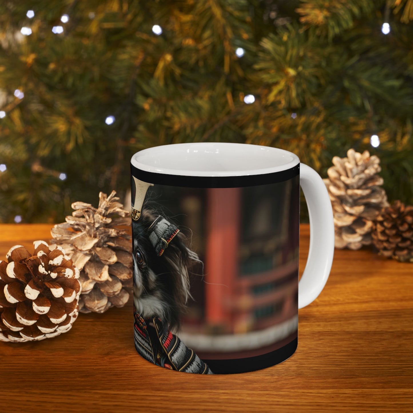 Japanese Chin Mug – Noble Warrior Dog Coffee Cup - Pikipa