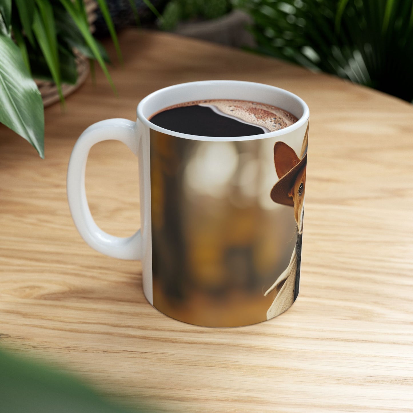 Basenji Mug – Elegant Dog Lover’s Coffee Cup - Pikipa
