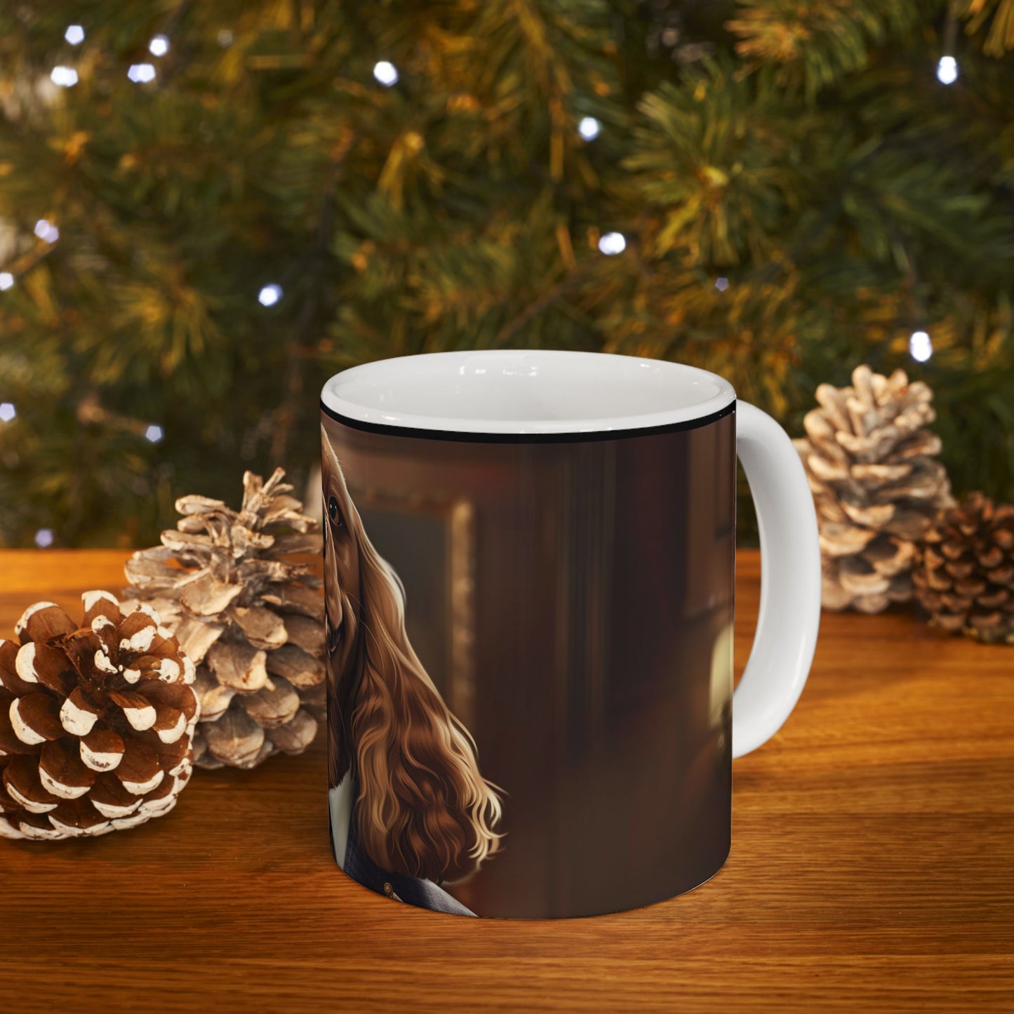 English Cocker Spaniel Mug – Classy Dog Coffee Cup - Pikipa