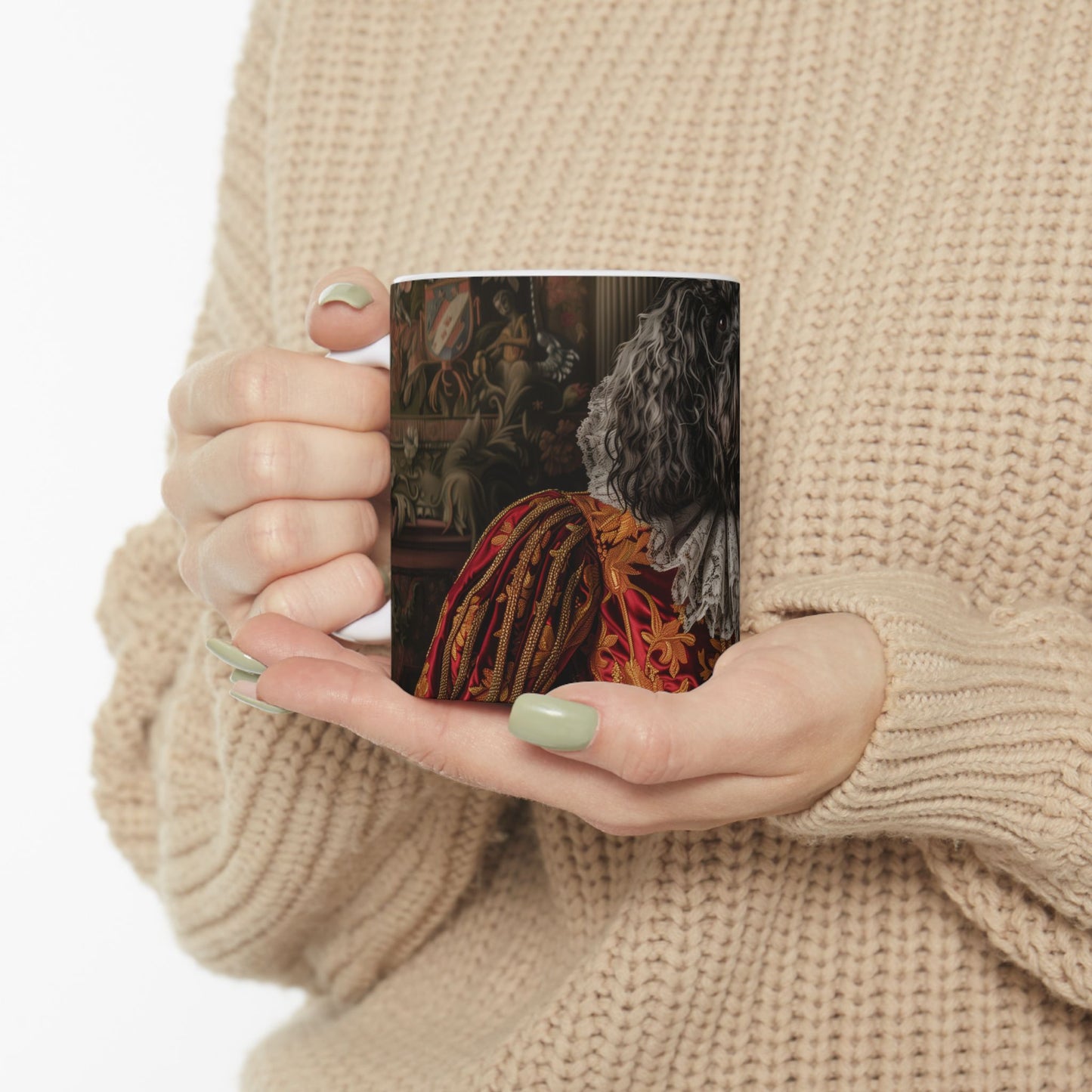 Puli Queen Mug – Noble Hungarian Dog Coffee Cup - Pikipa