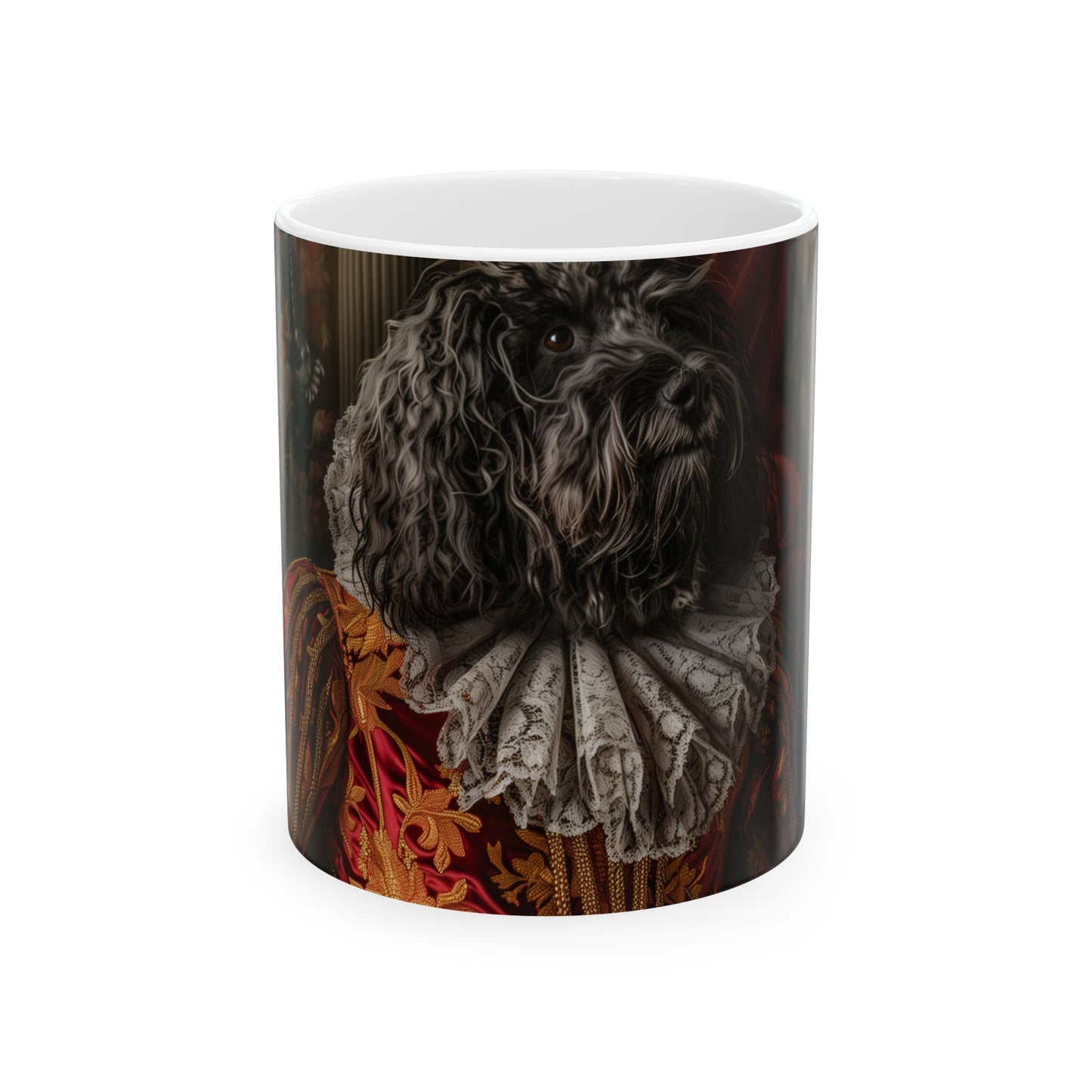 Puli Queen Mug – Noble Hungarian Dog Coffee Cup - Pikipa