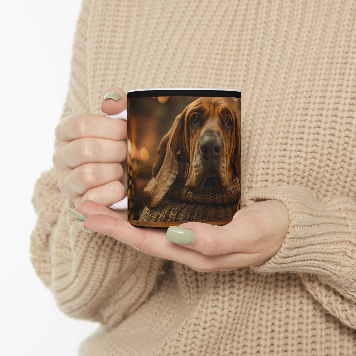 Bloodhound Mug – Fall-Inspired Gift for Dog Lovers - Pikipa