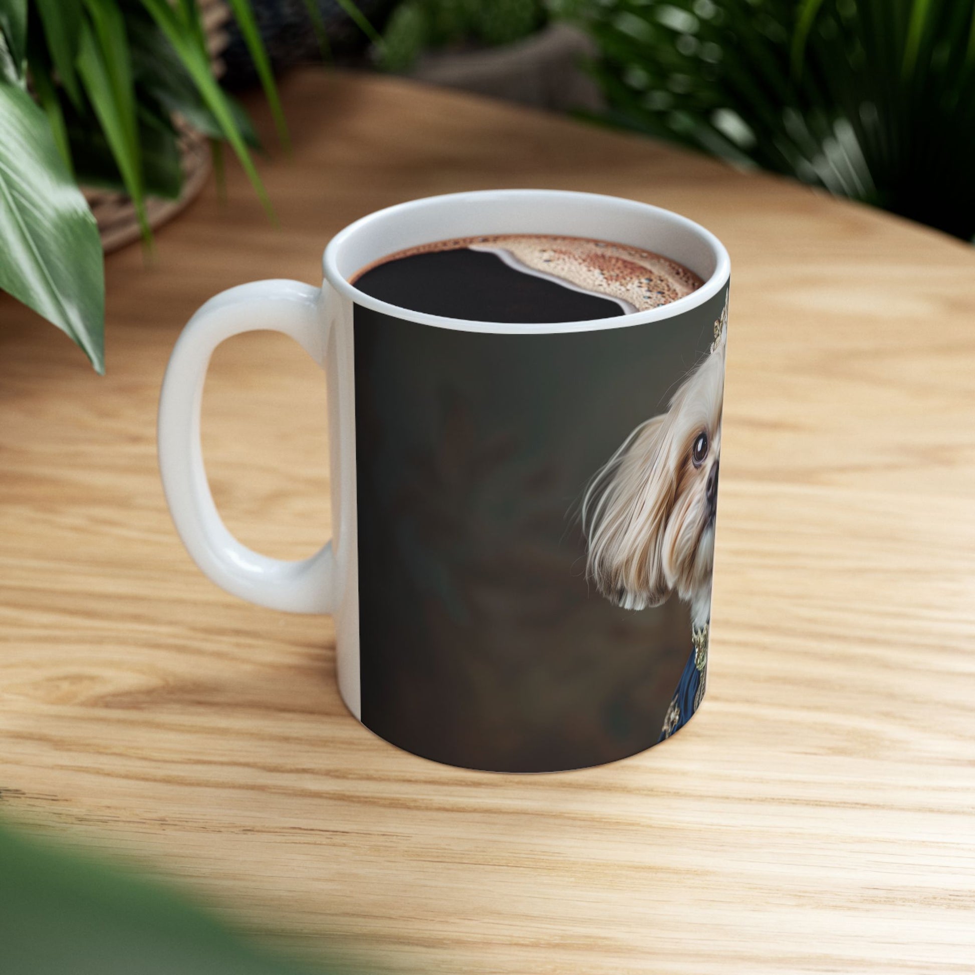 Lhasa Apso Coffee Mug – Stylish and Majestic Dog Art Cup - Pikipa