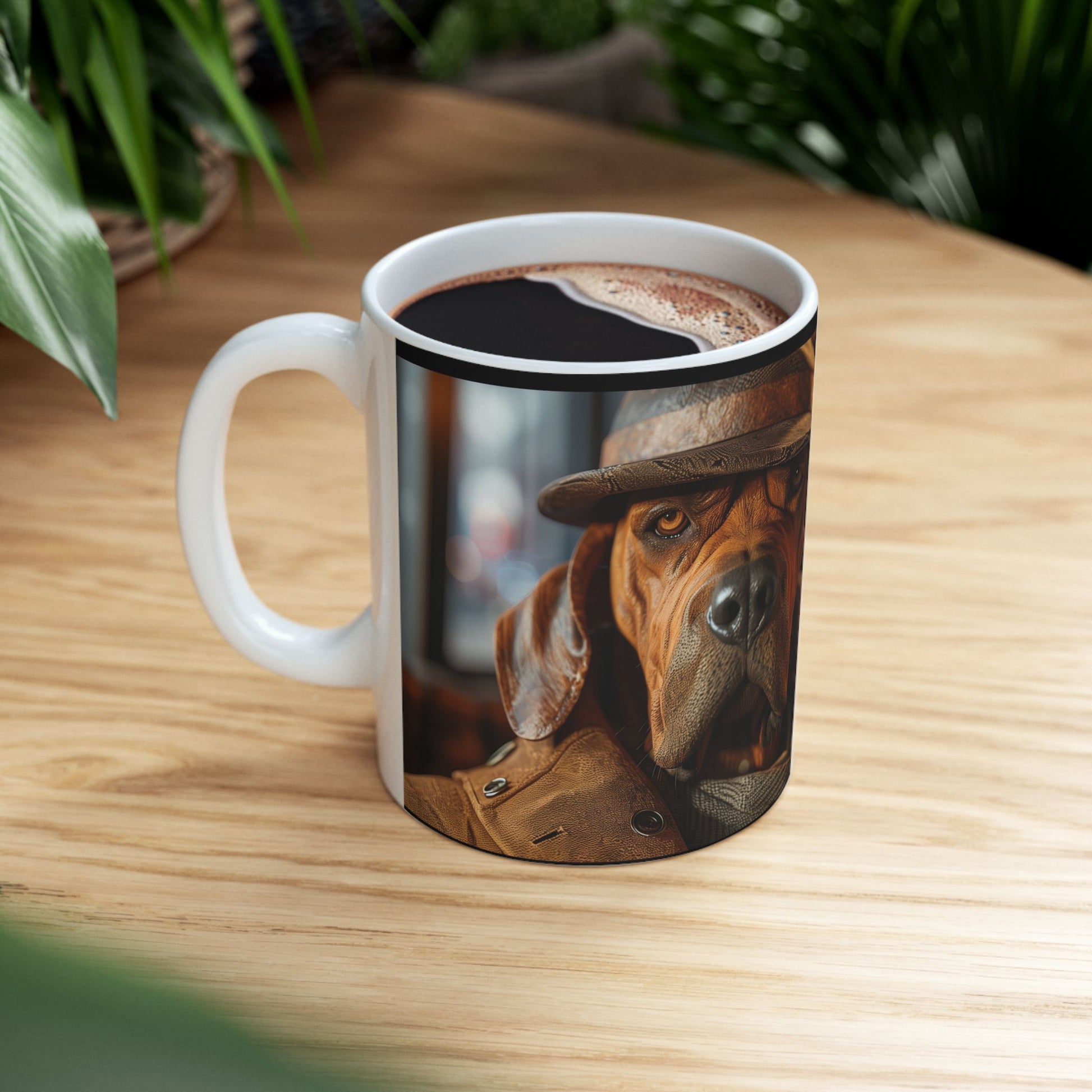 Bloodhound Detective Mug – Mystery Solvers & Dog Lovers Gift - Pikipa