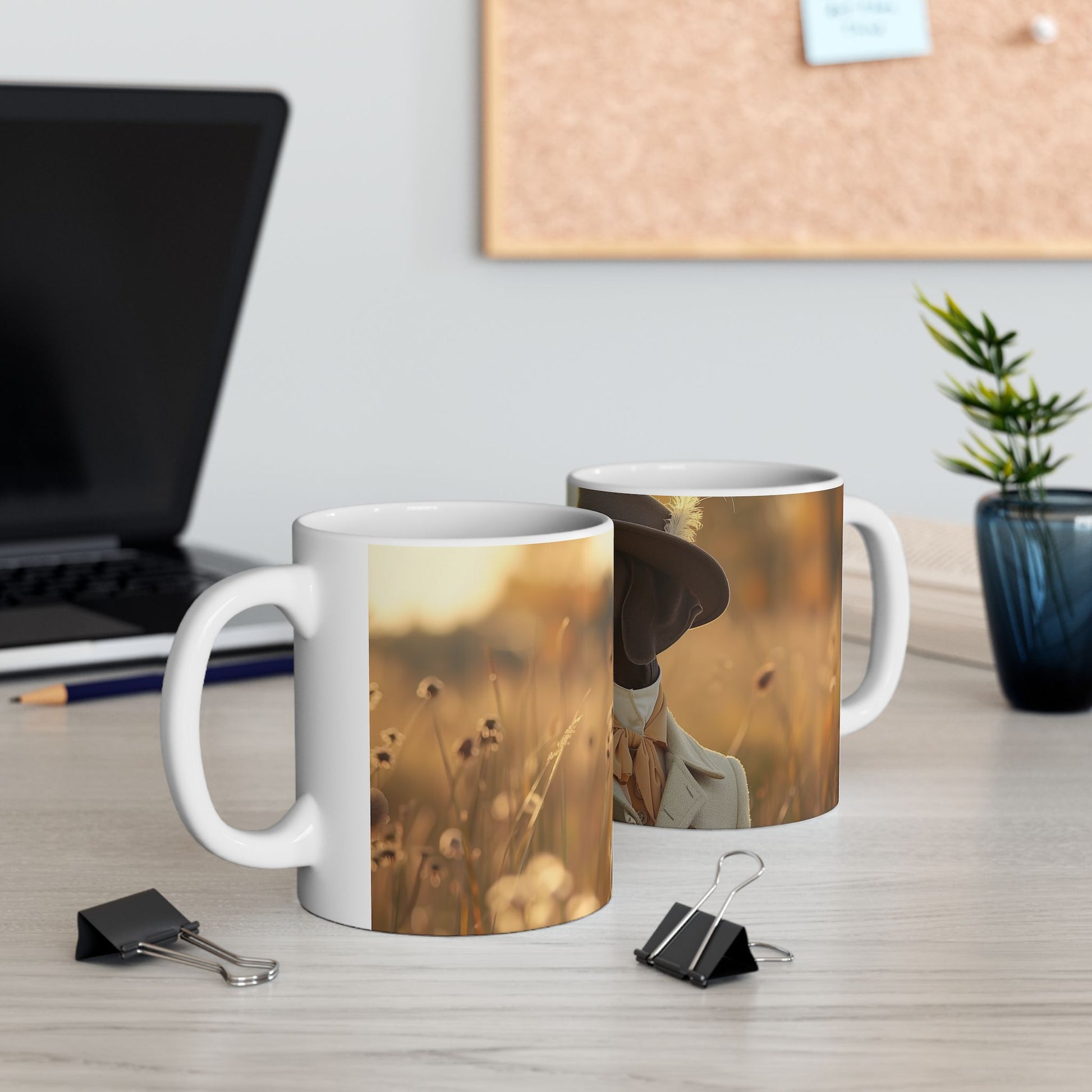 English Pointer Mug – Elegant Equestrian Lady Dog Cup - Pikipa