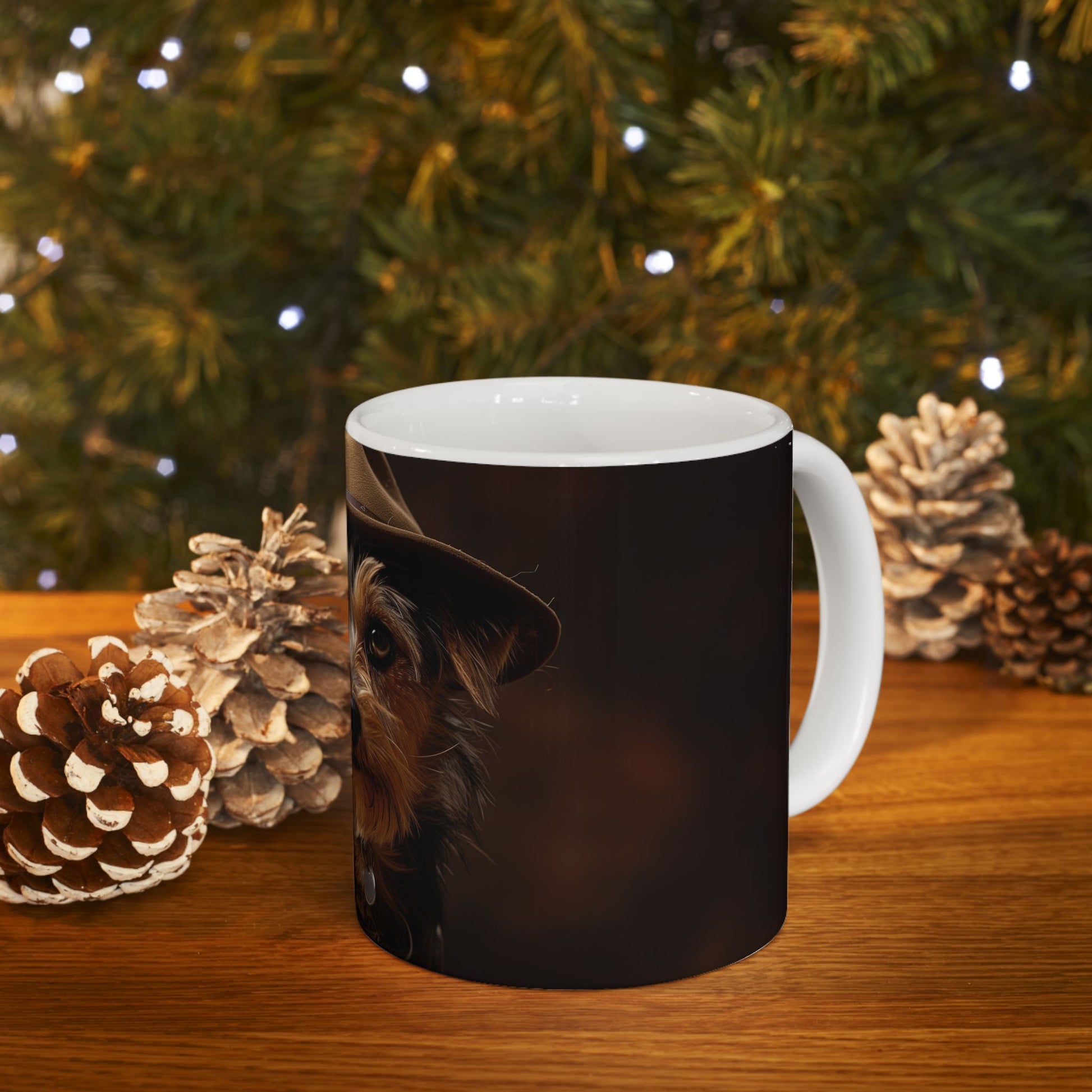 Australian Terrier Adventure Mug – Outback Dog Coffee Cup - Pikipa