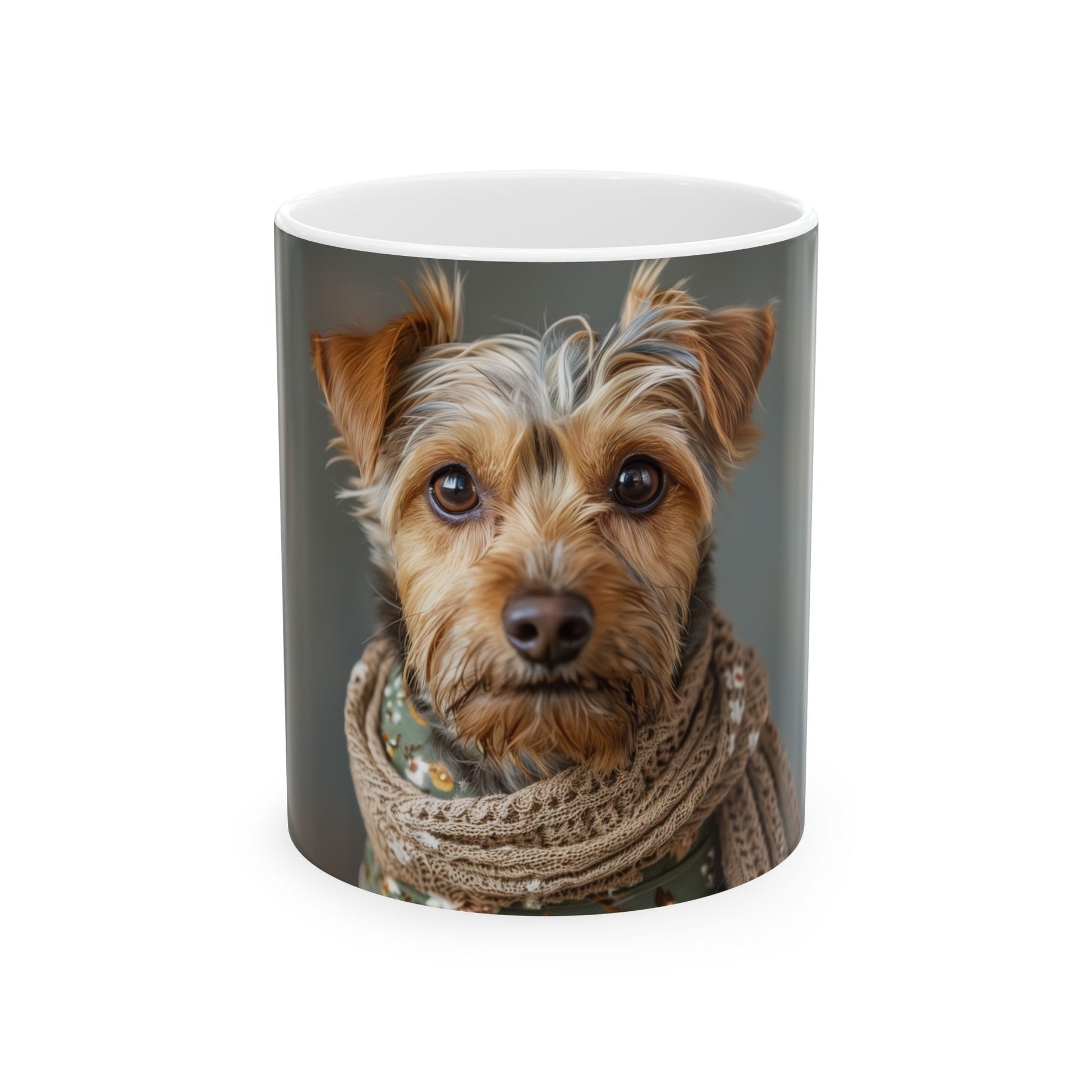 Australian Terrier Mug – Country Chic Dog Coffee Cup - Pikipa