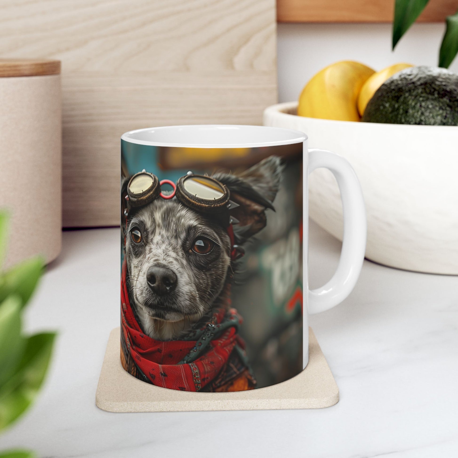 Whippet Fashionista Mug – Trendy Dog Coffee Cup - Pikipa