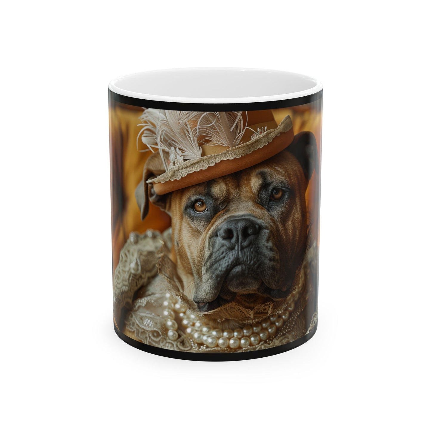 English Mastiff Countess Mug – Victorian Dog Coffee Cup - Pikipa