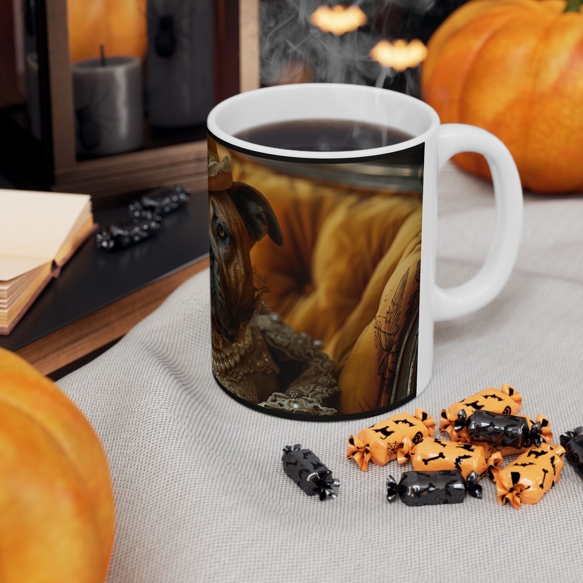 English Mastiff Countess Mug – Victorian Dog Coffee Cup - Pikipa