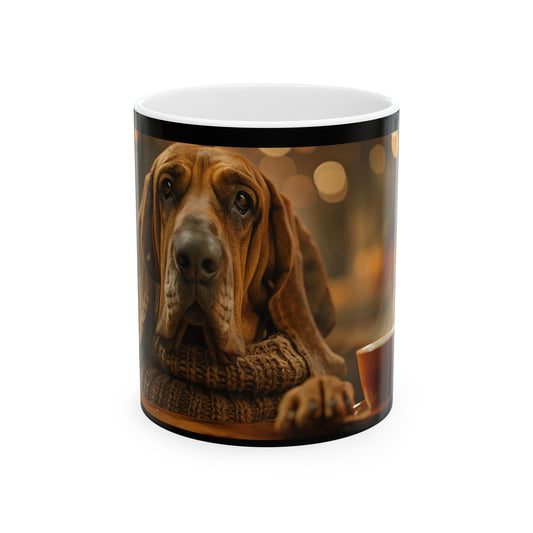 Bloodhound Mug – Fall-Inspired Gift for Dog Lovers - Pikipa