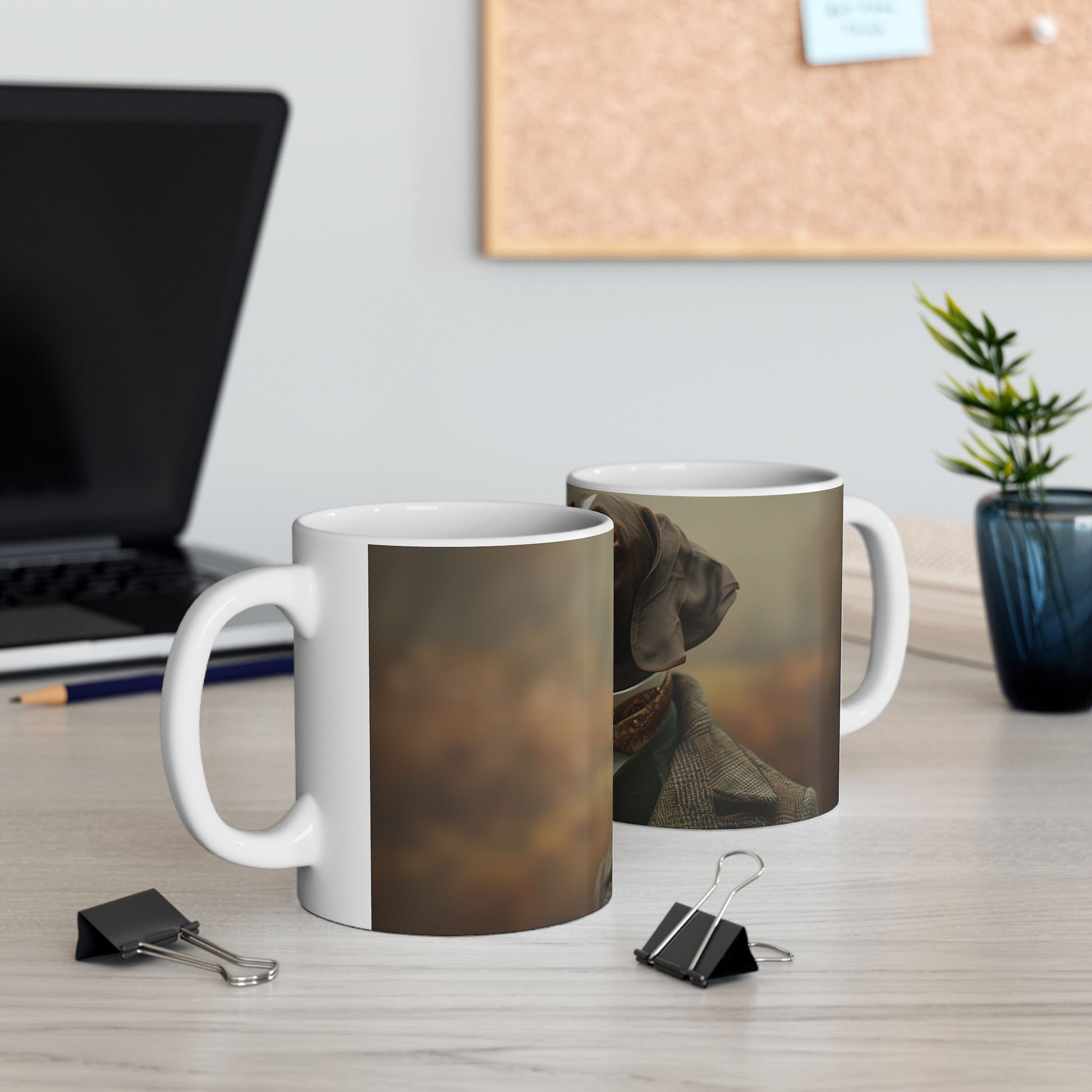 English Pointer Mug – Sophisticated Country Gentleman Dog Cup - Pikipa