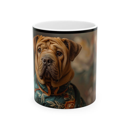 Chinese Shar-Pei Mug – Cheongsam Dog Coffee Cup - Pikipa