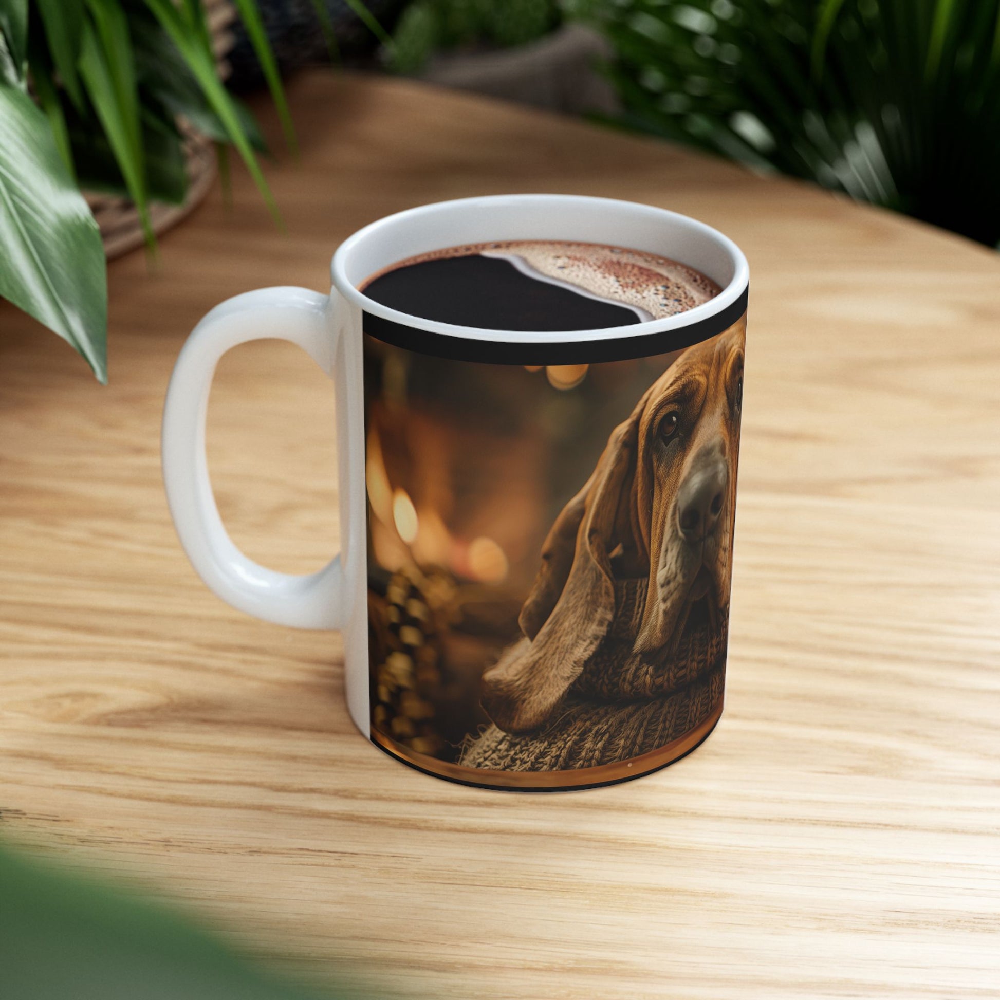 Bloodhound Mug – Fall-Inspired Gift for Dog Lovers - Pikipa