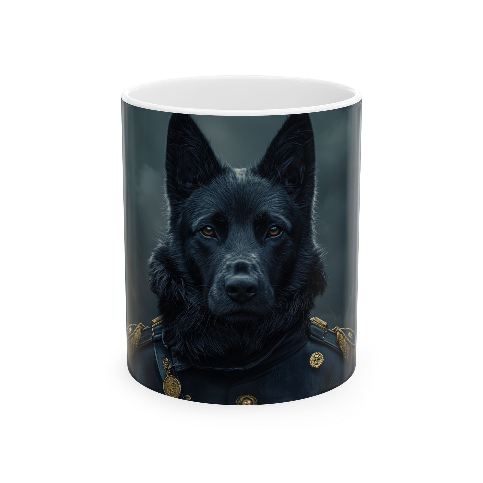 Belgian Sheepdog Mug – Fearless Military Commander Dog Cup - Pikipa