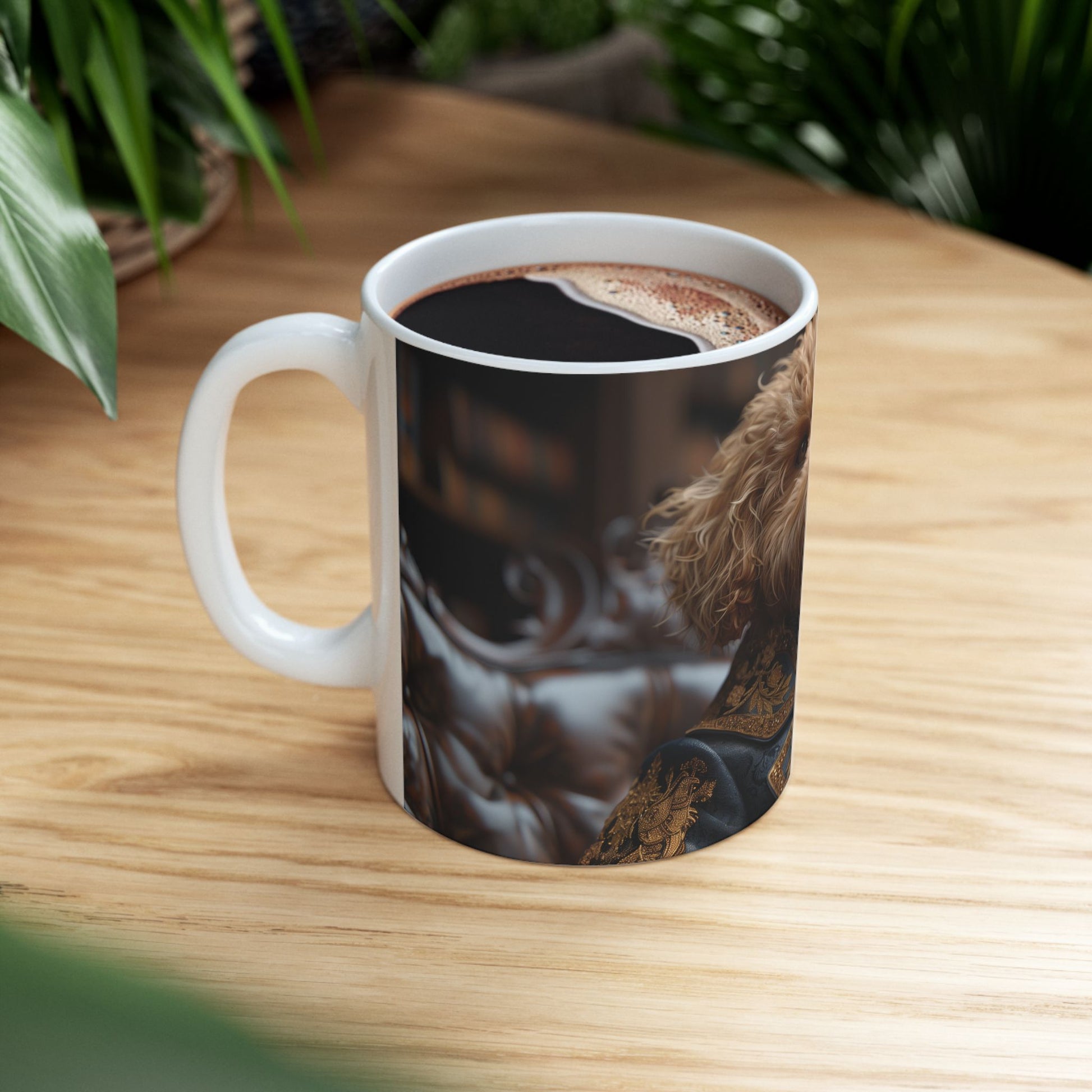 Goldendoodle Baron Mug – Aristocratic Dog Coffee Cup - Pikipa