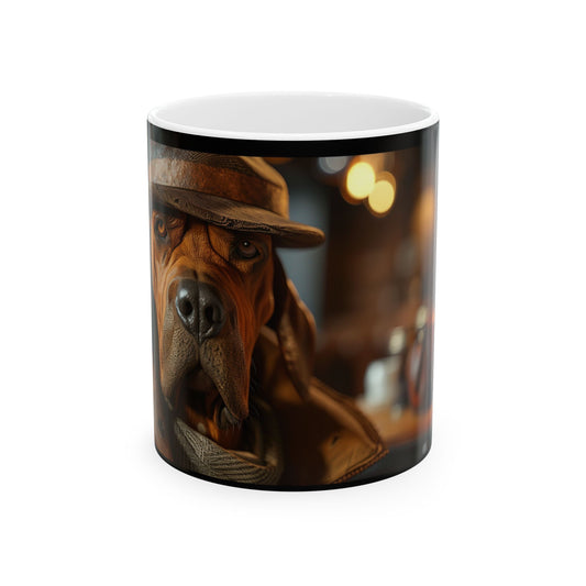 Bloodhound Detective Mug – Mystery Solvers & Dog Lovers Gift - Pikipa