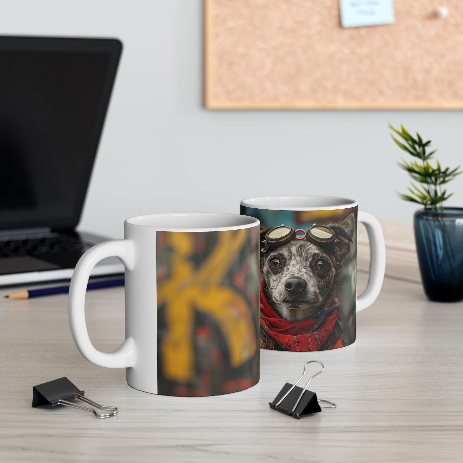 Whippet Fashionista Mug – Trendy Dog Coffee Cup - Pikipa