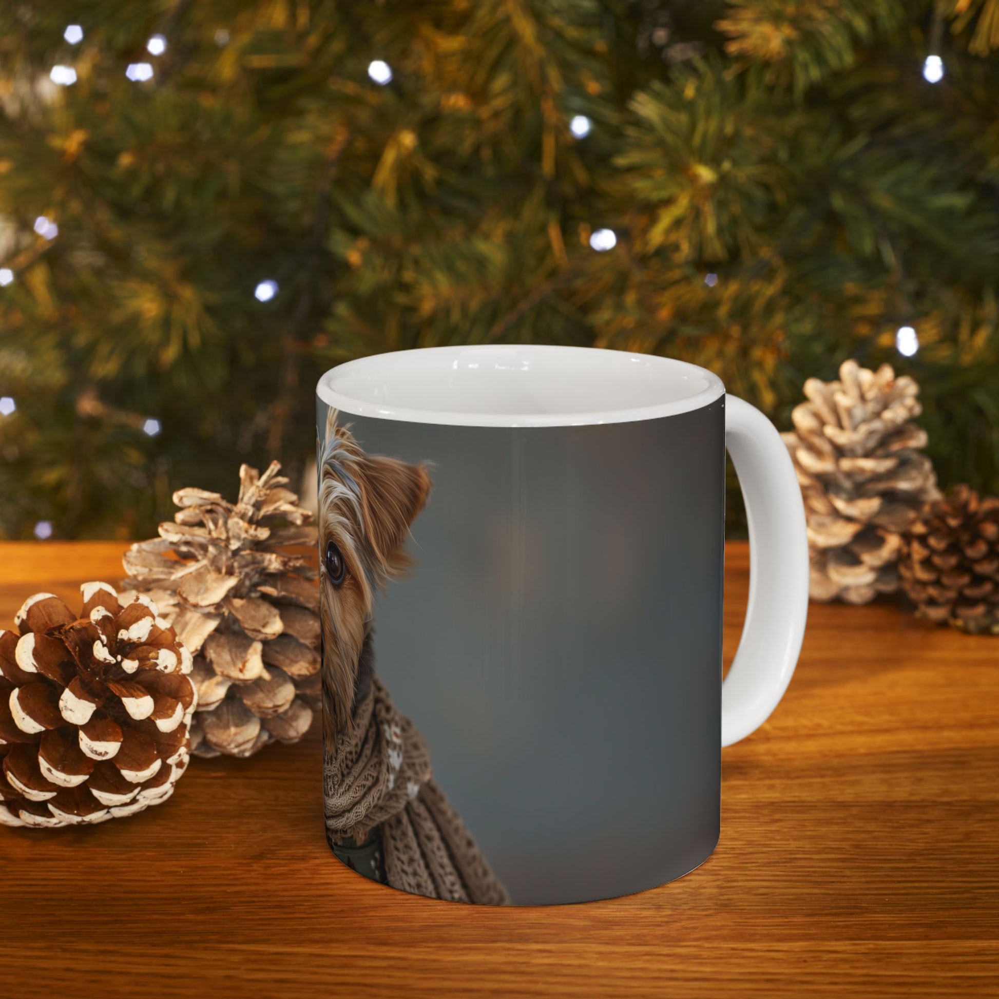 Australian Terrier Mug – Country Chic Dog Coffee Cup - Pikipa