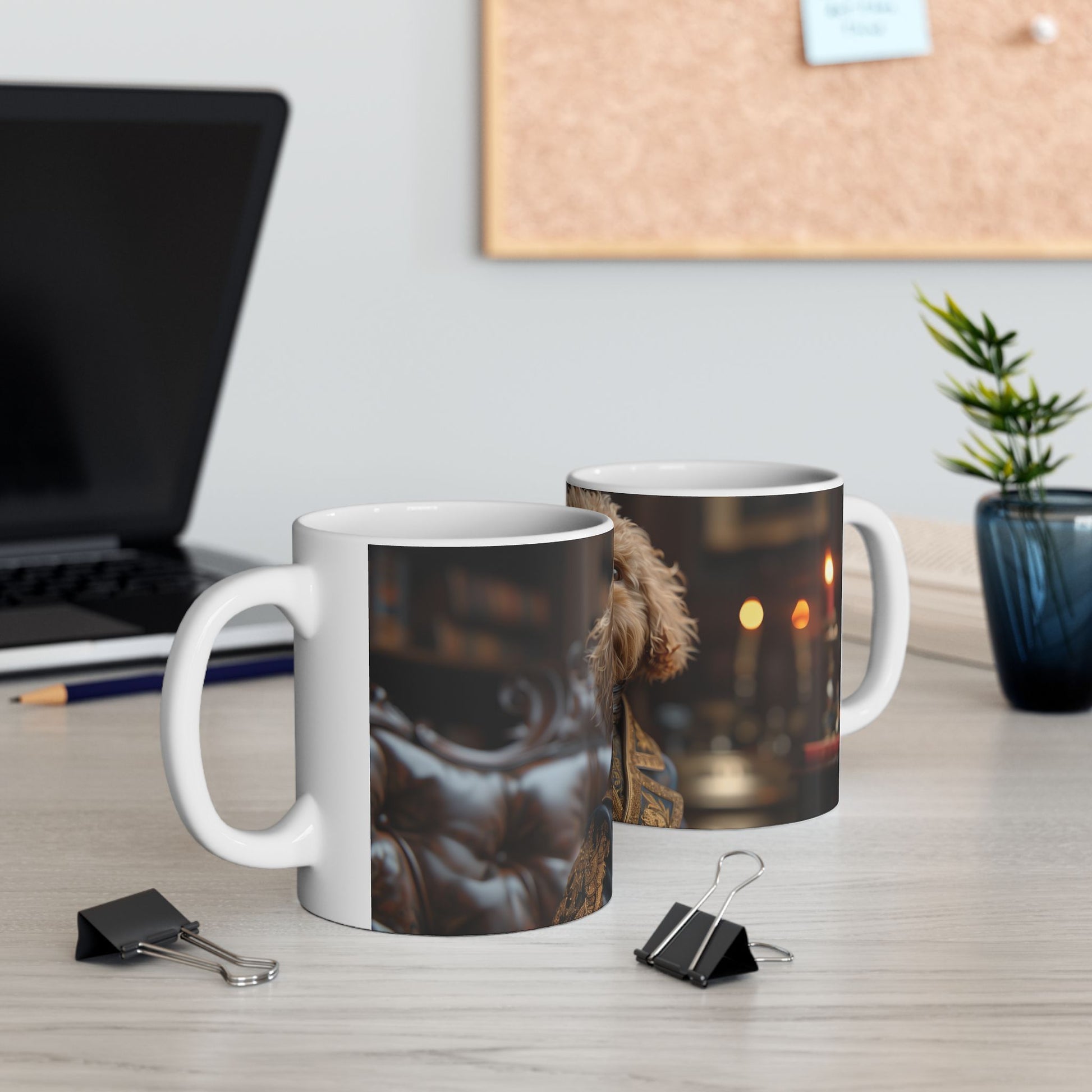 Goldendoodle Baron Mug – Aristocratic Dog Coffee Cup - Pikipa