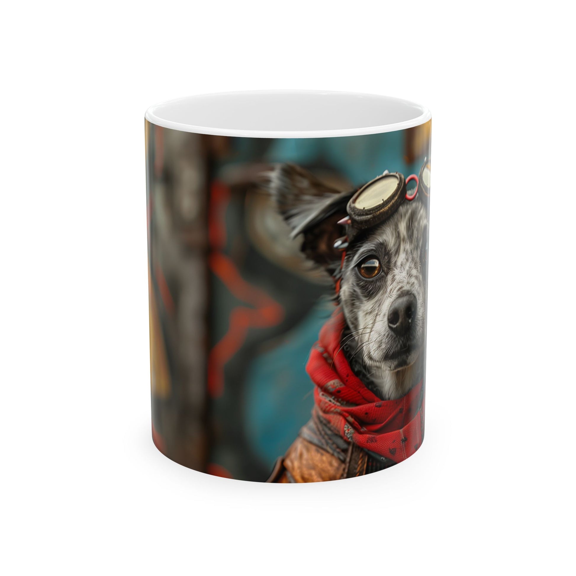 Whippet Fashionista Mug – Trendy Dog Coffee Cup - Pikipa